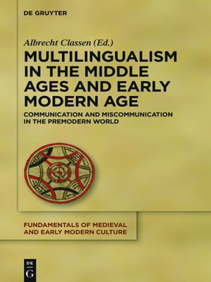 cover image of Multilingualism in the Middle Ages and Early Modern Age